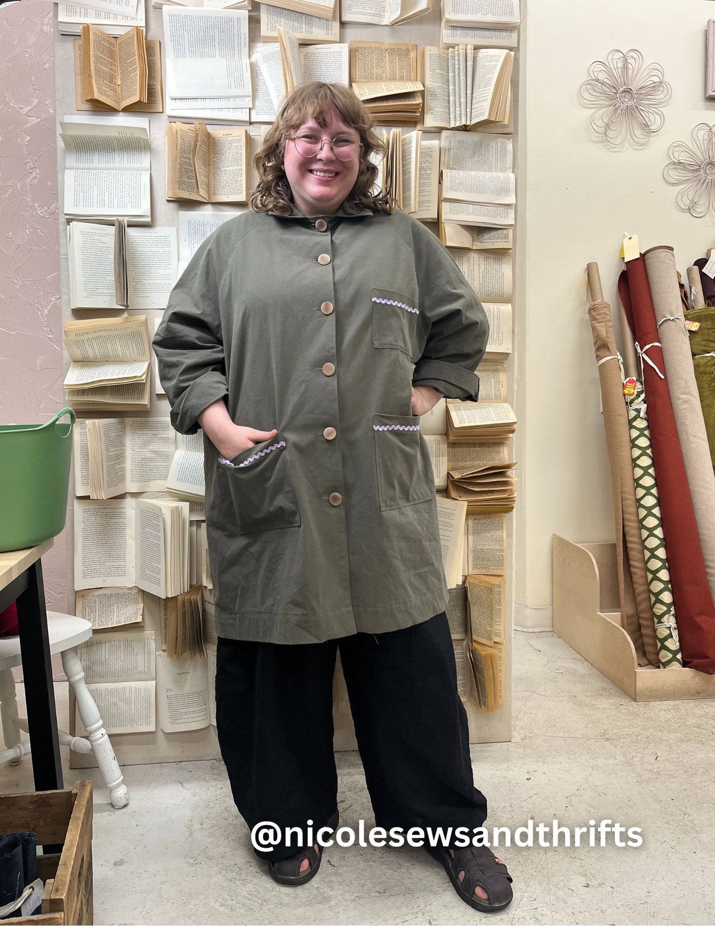 Marzipan Maker's Coat - PDF Sewing Pattern