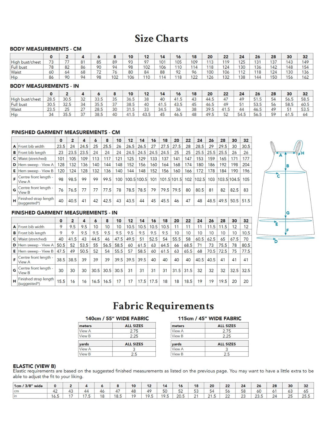 Valley Pinafore - PDF Sewing Pattern